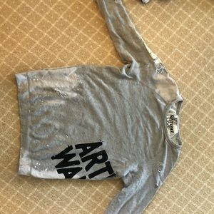 free city artists wanted distressed sweatshirt
